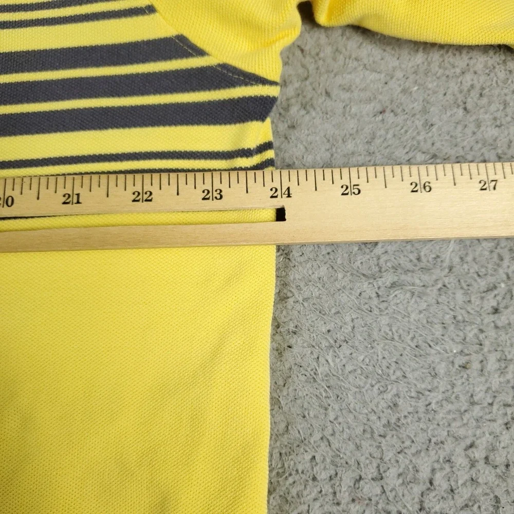Ralph Lauren Polo Shirt Mens XL Yellow Pony Casual Short Sleeve *